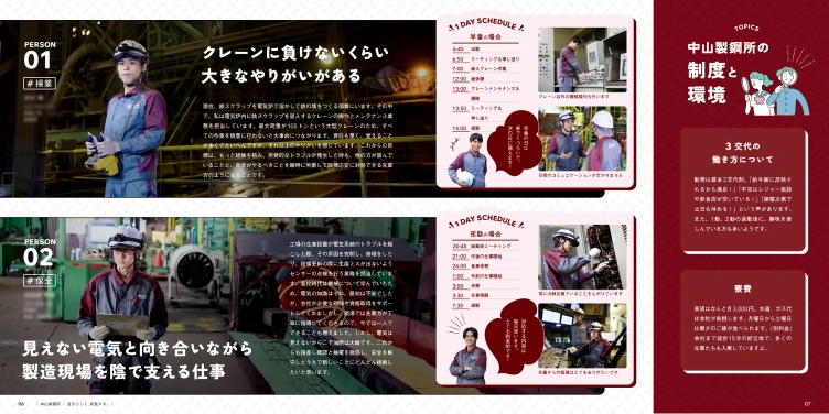 採用パンフレットの新規制作